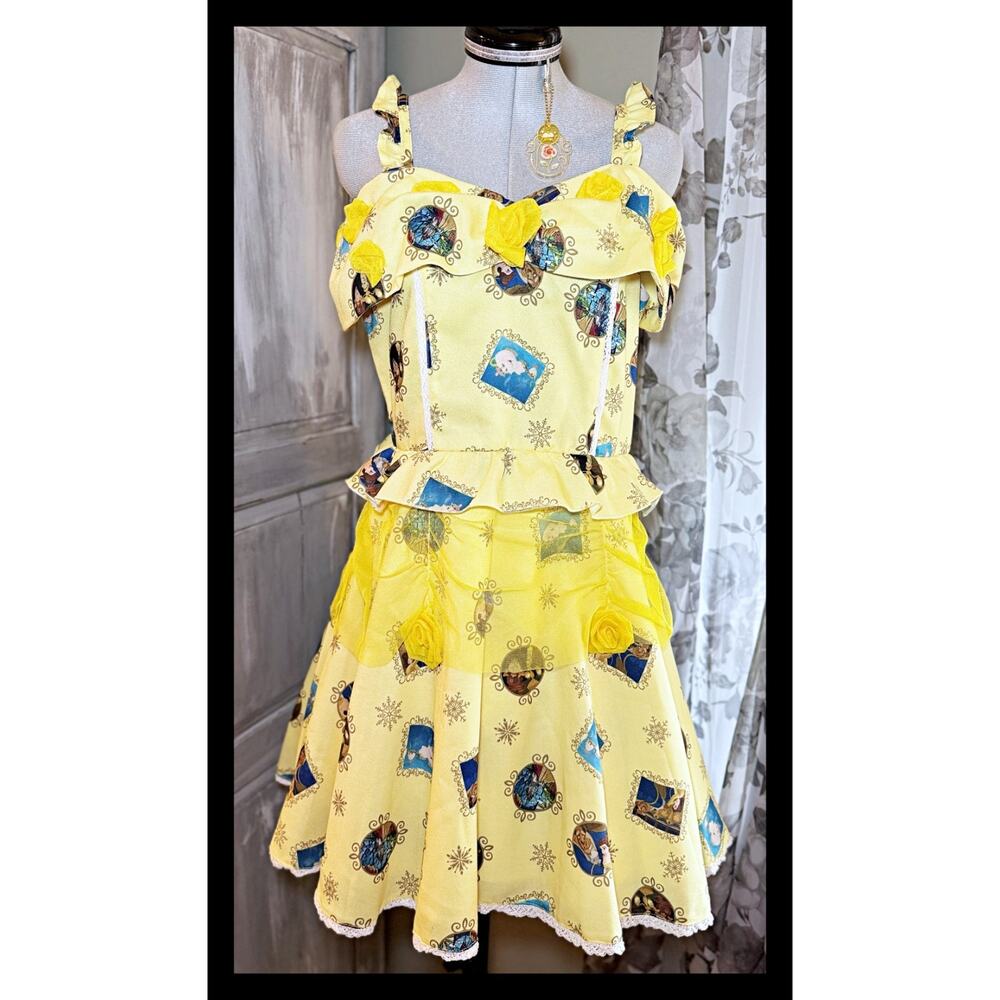 Liz Lisa Disney Princess Beauty and the Beast Belle Dress Jfashion Gyaru Japan - Picture 4 of 16